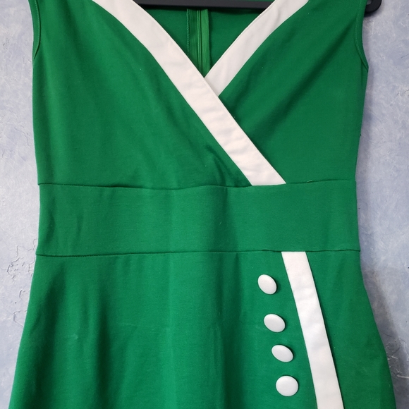 Retro vintage Rockabilly Pinup Wiggle Dress - Picture 2 of 9